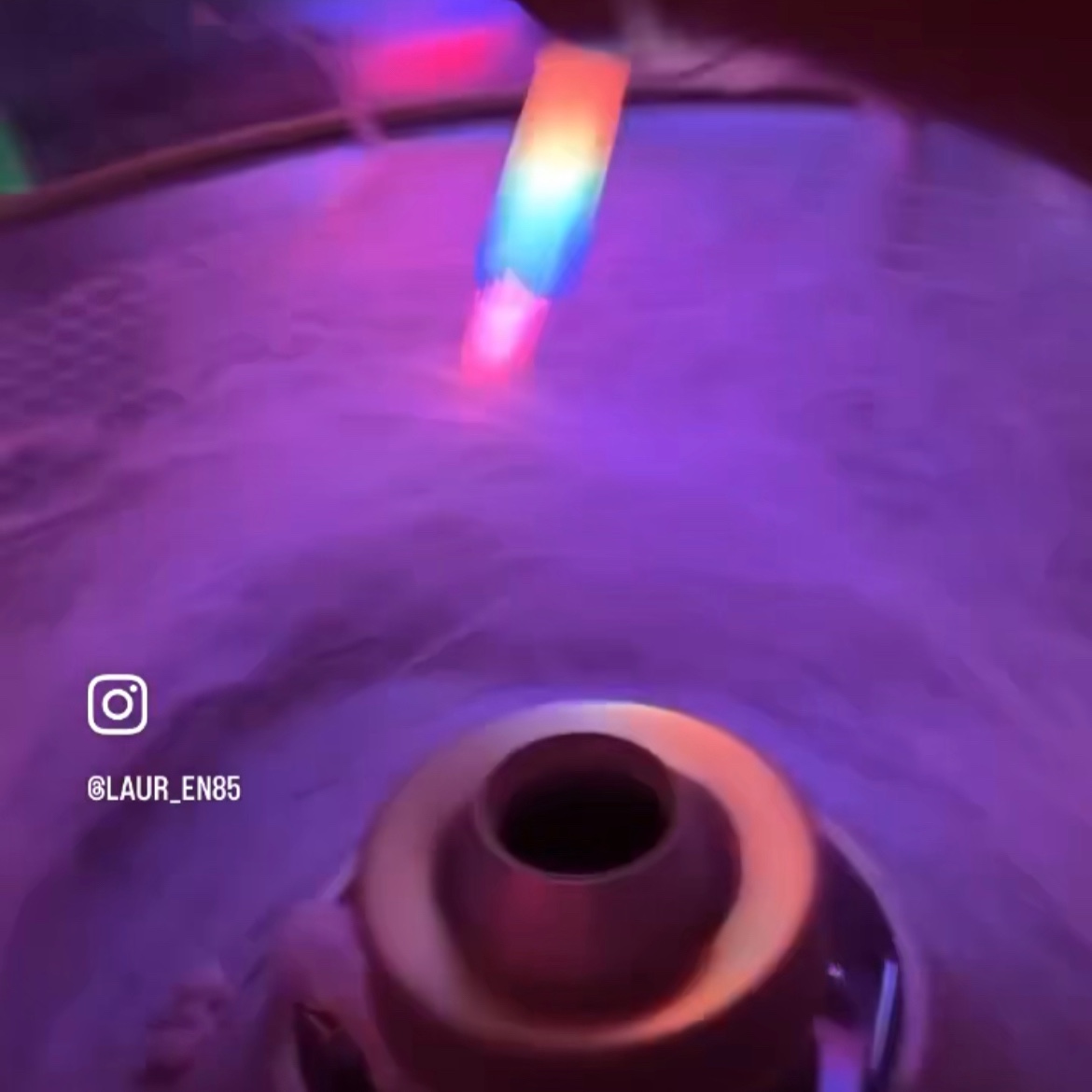 Glow cotton candy