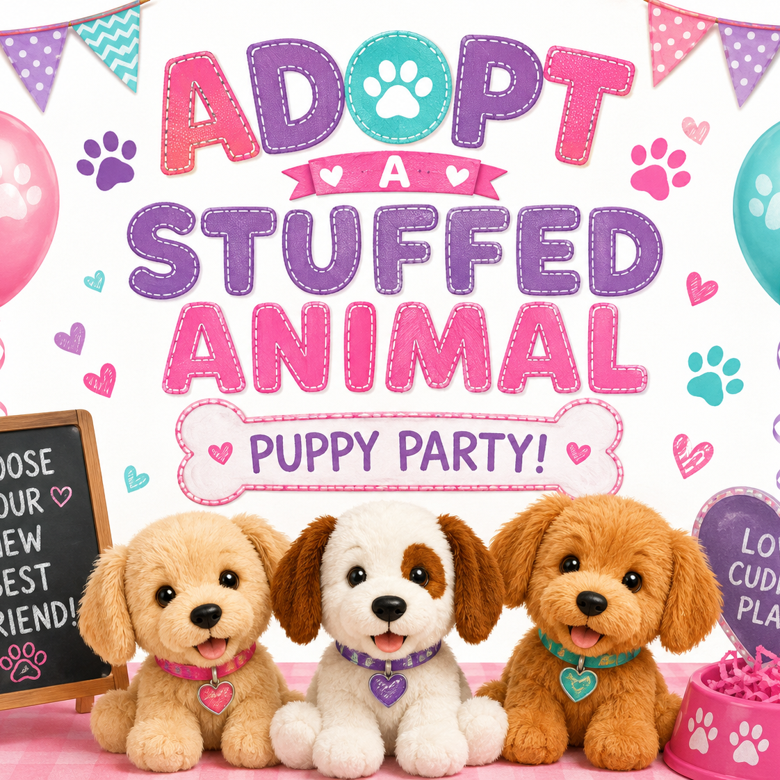 Adopt a Puppy 14 in stuffed animals