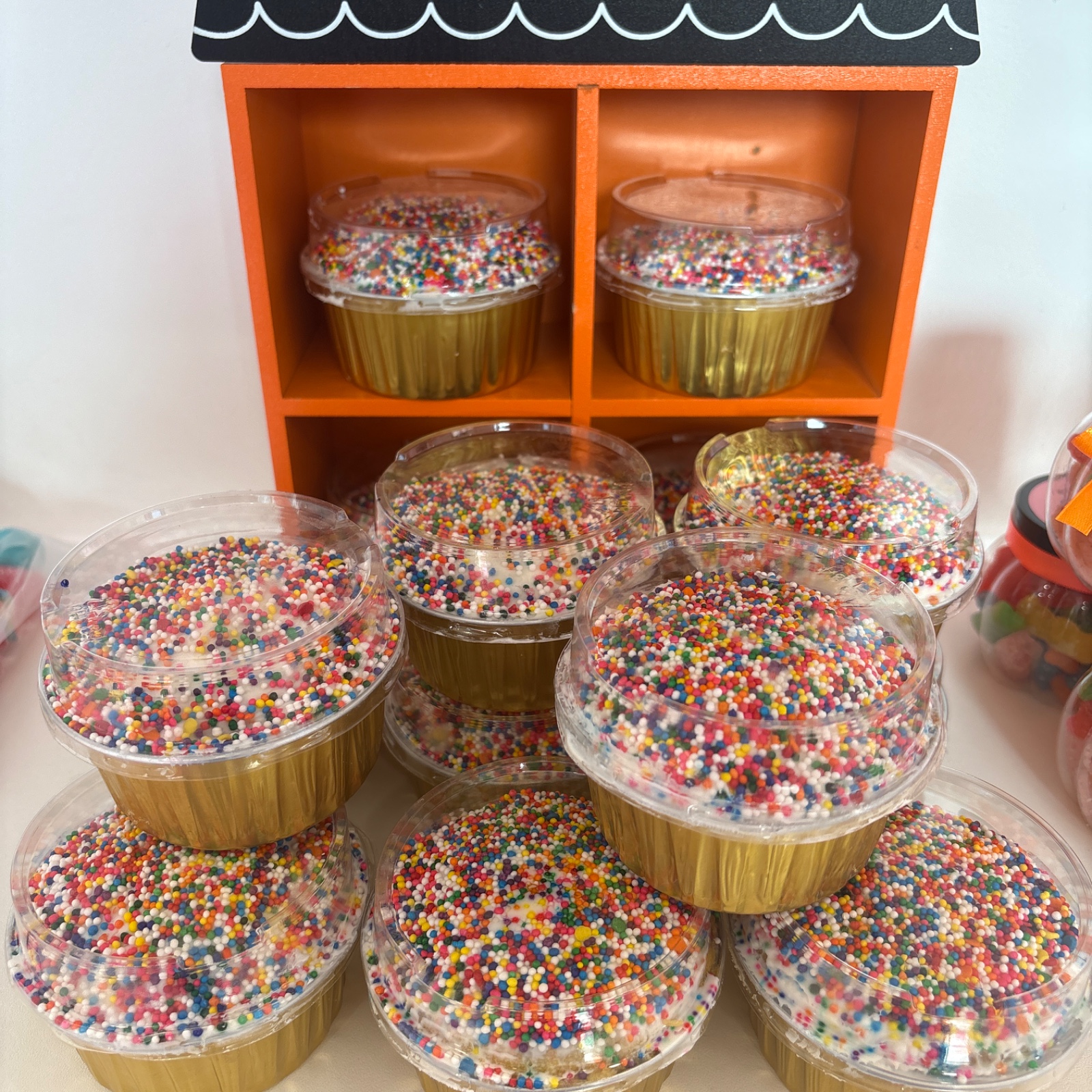 Viral dot cakes